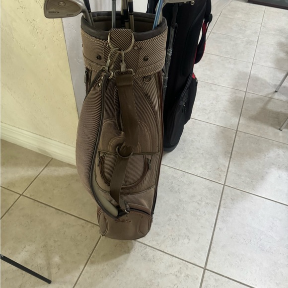 Izzo golf cart bag with shoulder strap and club dividers . - Picture 6 of 9